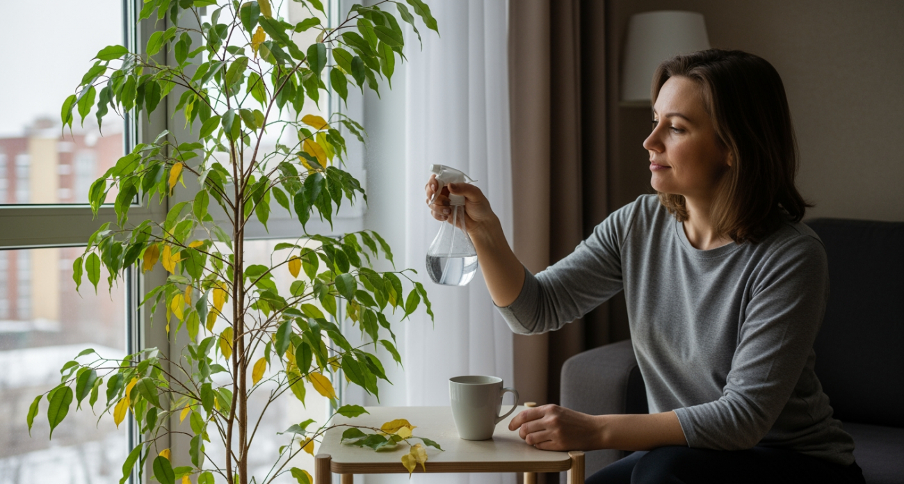 Добавляю в почву этот секретный ингредиент и капризный фикус Бенджамина моментально преображается с новой силой