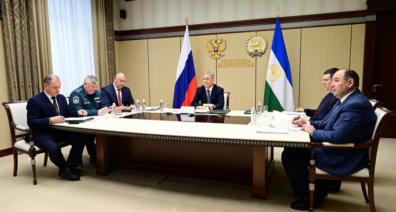 Хабиров на совещании с Патрушевым: Башкирия готовится к рекордным осадкам и резким скачкам температуры в марте