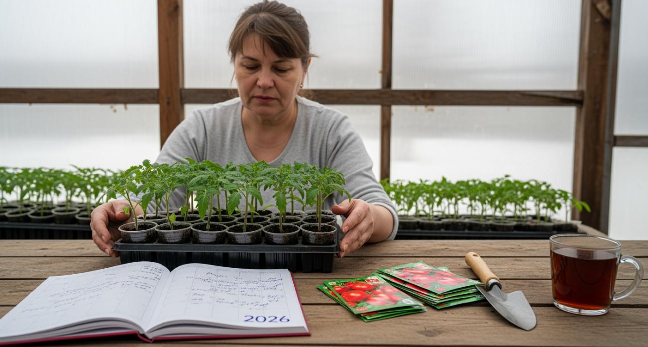 Золотой календарь посадки томатов 2026: запомните эти даты для рекордного урожая без лишних хлопот
