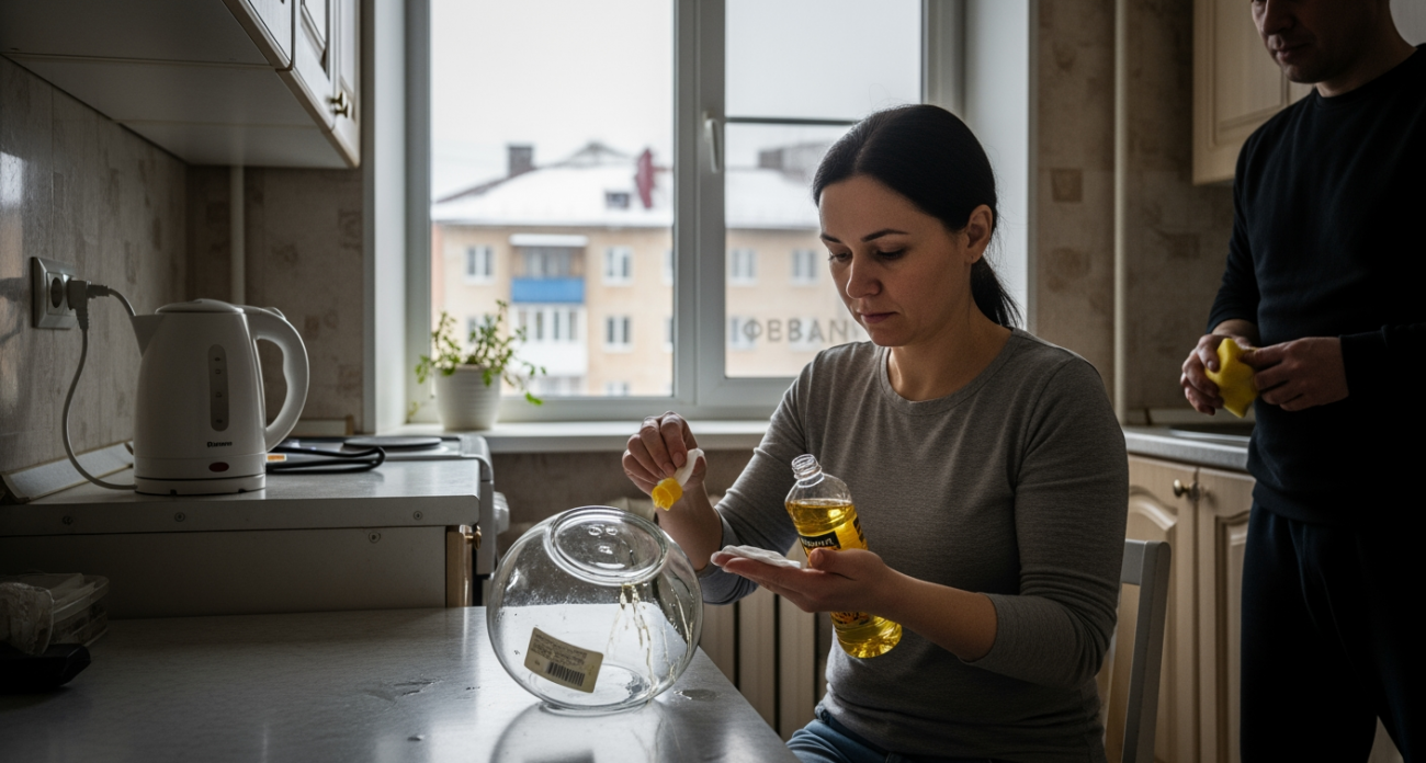 Гениальный трюк с кухонной содой мгновенно растворит следы от наклеек там, где другие способы бессильны