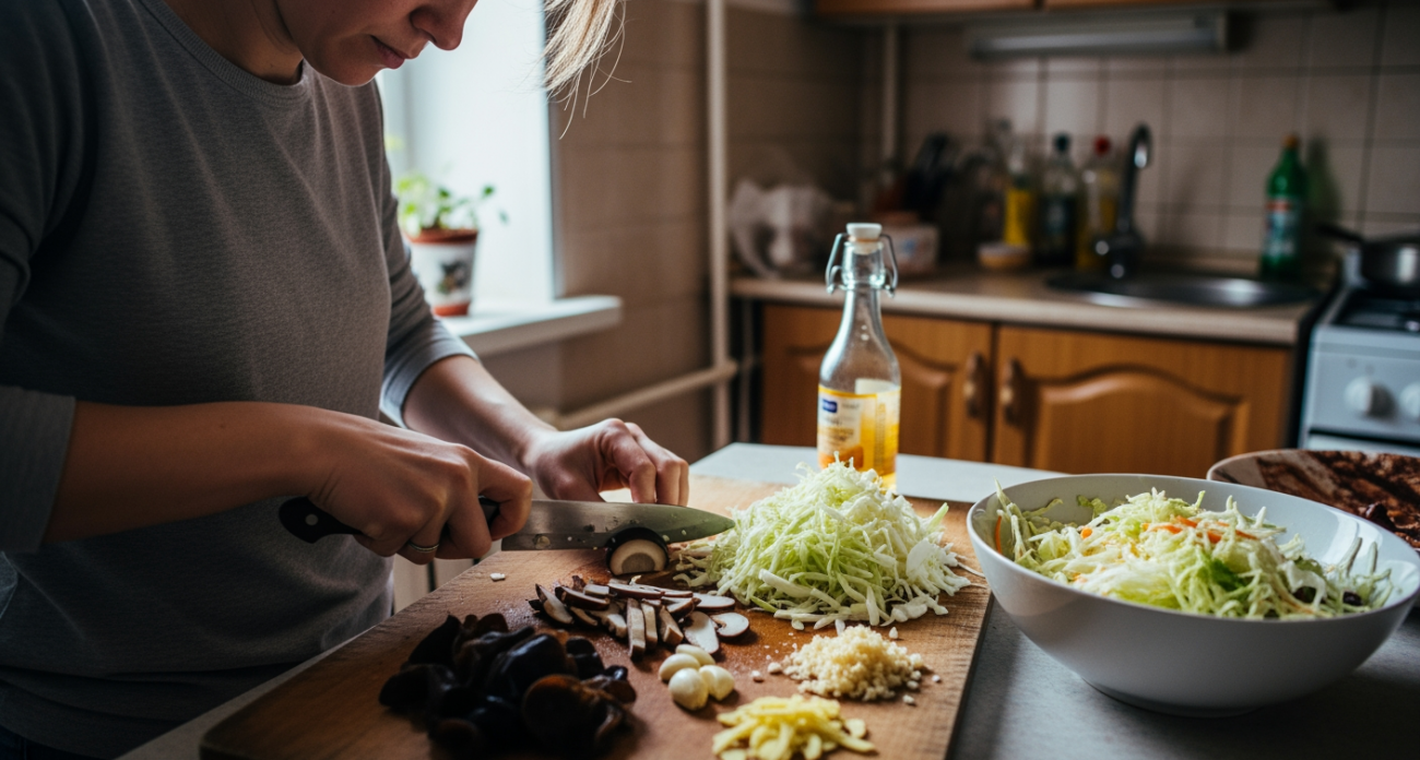 Древний китайский салат, который я готовлю килограммами всю зиму — согревает, насыщает и стоит копейки