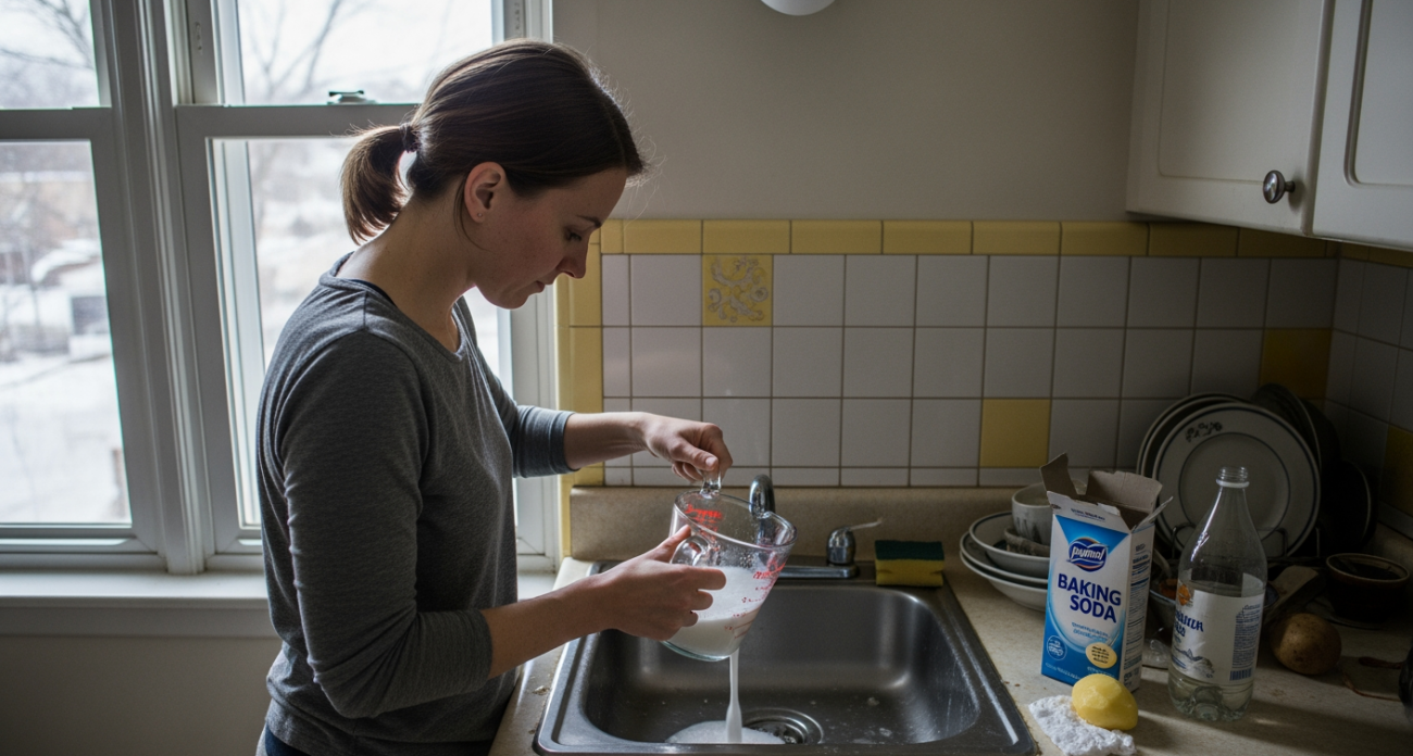 Забудьте о дорогих вызовах мастера — три домашних средства мгновенно спасут ваш засорившийся слив раковины