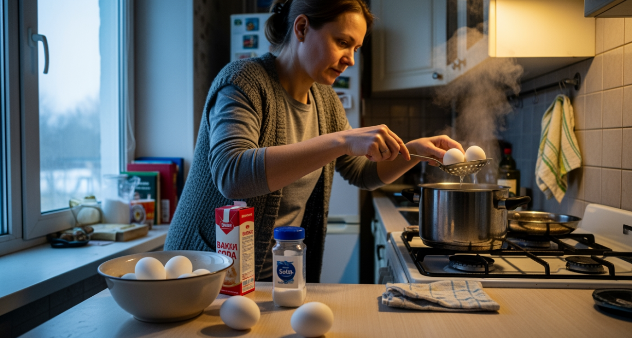 Секретный кухонный трюк заставит скорлупу буквально соскальзывать с яиц без единого усилия с вашей стороны