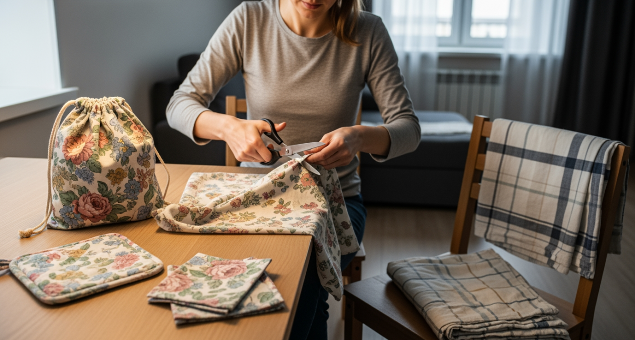 5 простых способов вдохнуть новую жизнь в старые простыни и наволочки, которые жалко выбрасывать