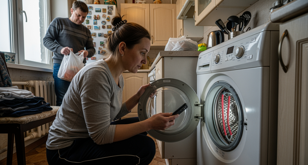 Простейший способ проверить стиральную машину на накипь с помощью обычного смартфона без разборки и химии