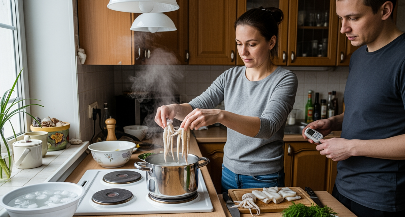 Секретный метод приготовления нежнейших кальмаров за 120 секунд, о котором молчат даже опытные повара