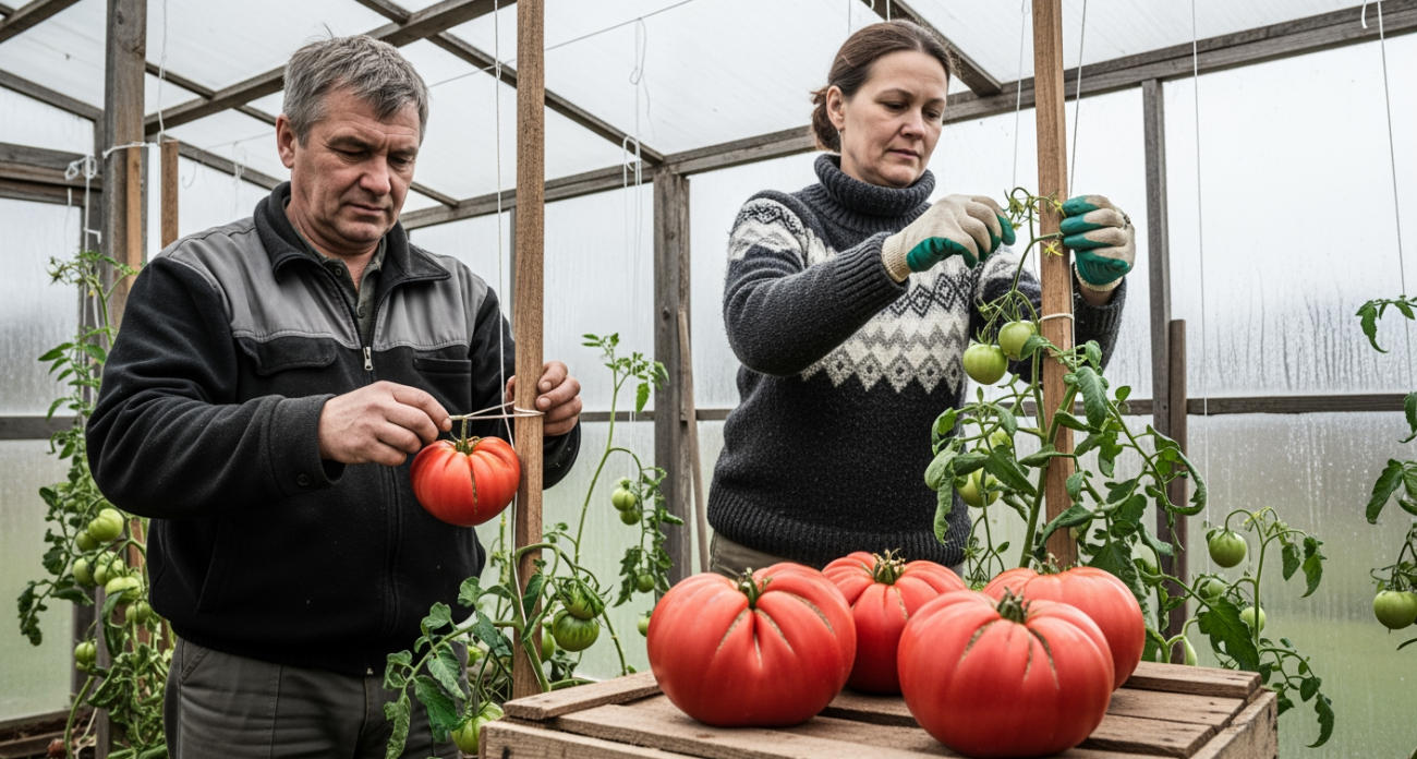 Надежный томатный гигант, который плодоносит даже когда соседские кусты пустуют — садоводы делятся секретом урожая