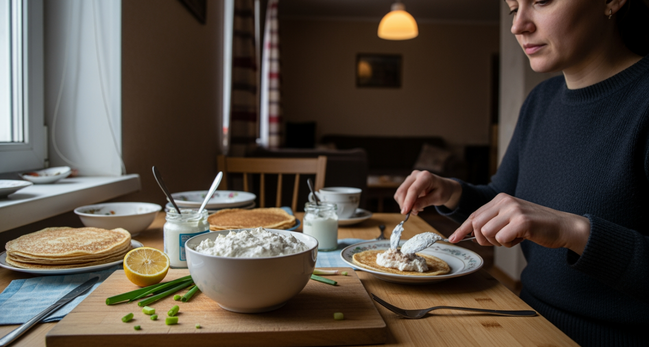 Забудьте про дорогие деликатесы — эта простая начинка для блинов заставит гостей просить добавки