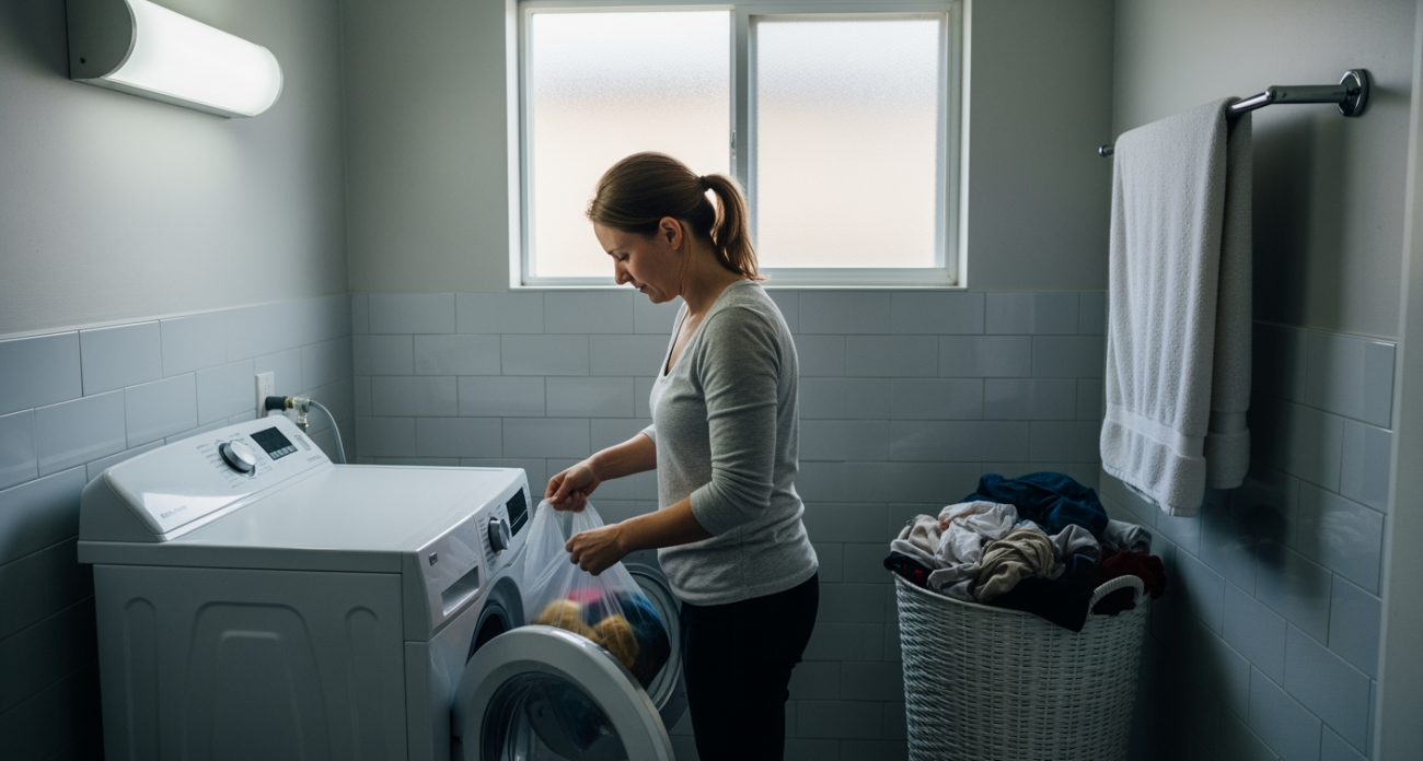 Простой трюк с пакетом в стиралке сэкономит кучу денег и нервов — хозяйки со стажем давно так делают
