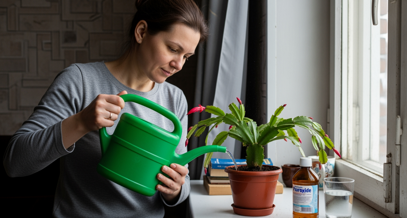 Простой домашний раствор за копейки заставит ваш декабрист взорваться цветами даже в самые холодные месяцы