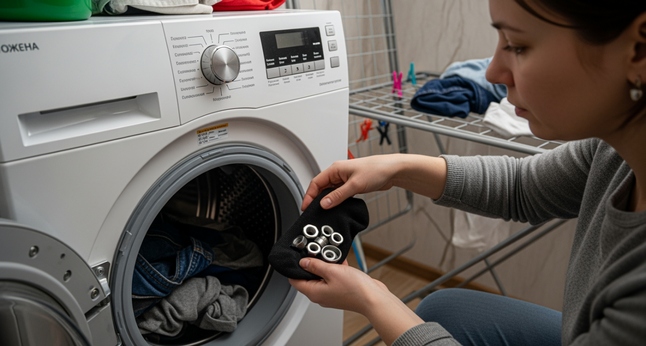 Копеечный трюк с монеткой в стиралке навсегда избавит вас от покупки дорогих порошков и вернет блеск одежде