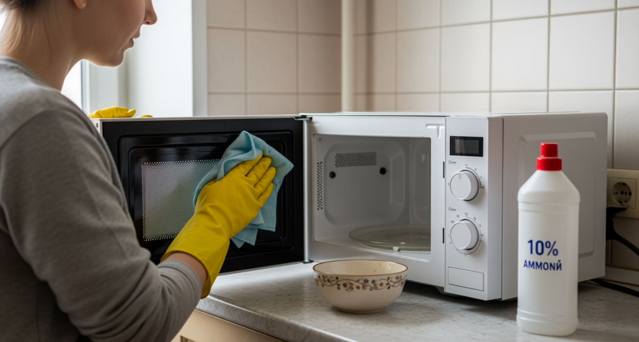 Забытое бабушкино средство за 30 рублей мгновенно вернуло убитой микроволновке первозданную чистоту