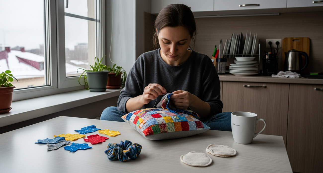 Не спешите выбрасывать обрезки ткани: превратите ненужные лоскутки в стильные мелочи для дома без затрат и хлопот