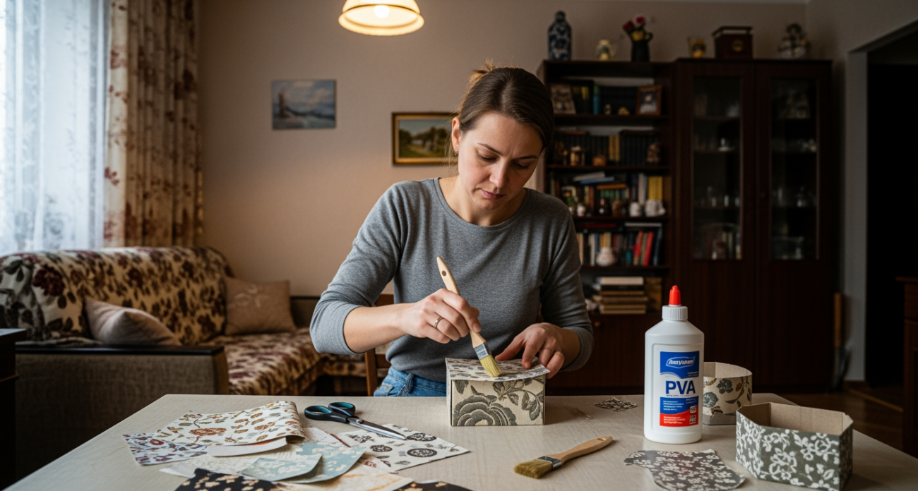 Превращаю остатки обоев в такие дизайнерские предметы интерьера, что соседи выстраиваются в очередь за мастер-классом