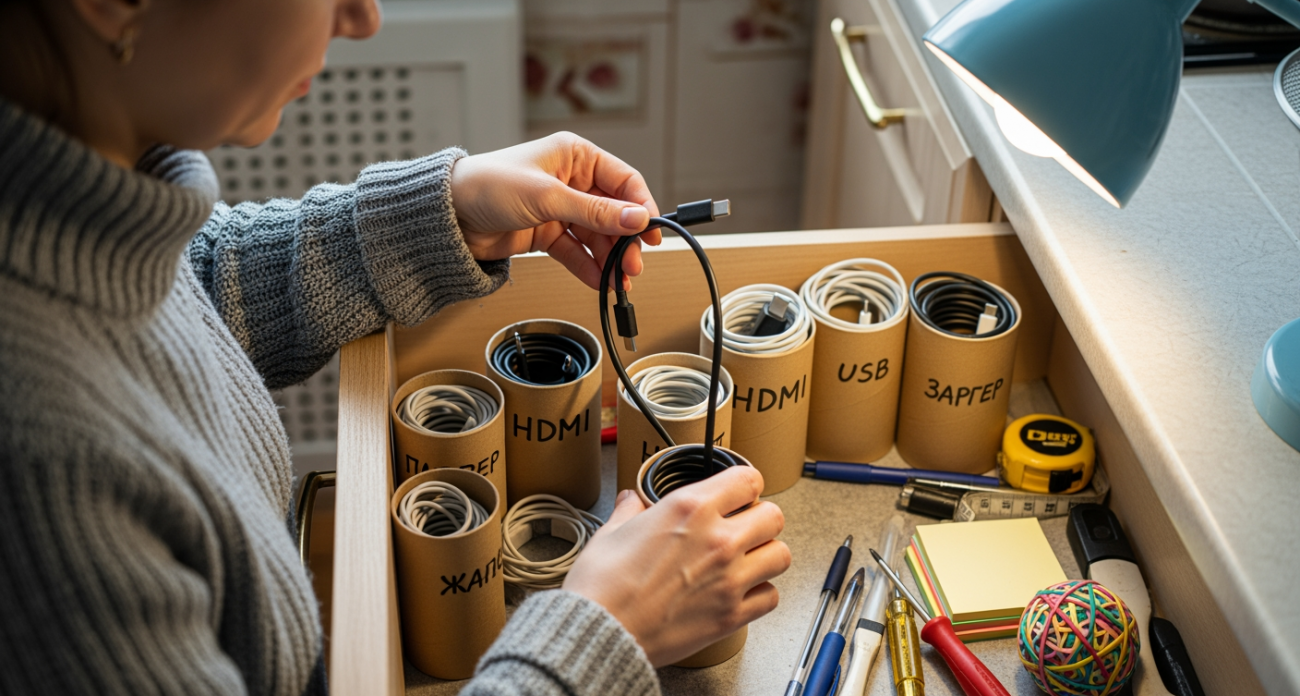Обычные рулоны от туалетной бумаги превращаются в тайное сокровище для домашней экономии и порядка