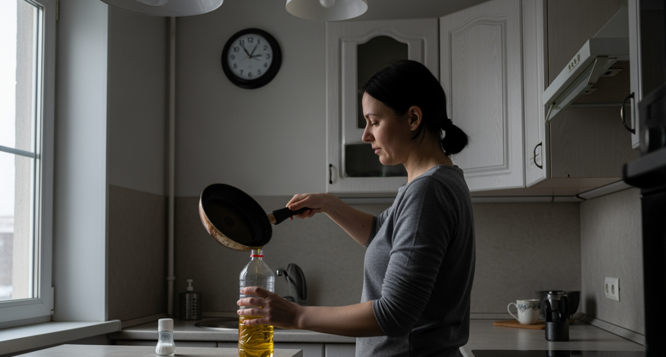 Простой способ избавиться от отработанного масла после жарки, о котором не расскажут даже опытные повара