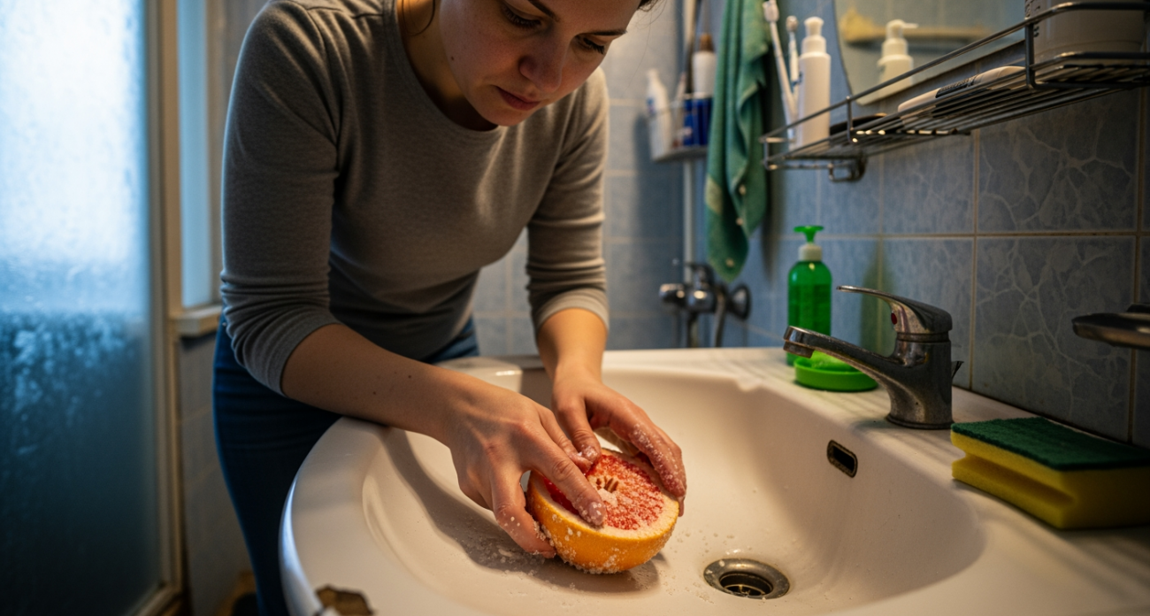 Домашняя хитрость с обычной кухонной губкой вернет блеск вашей ванне без дорогих средств и часов работы