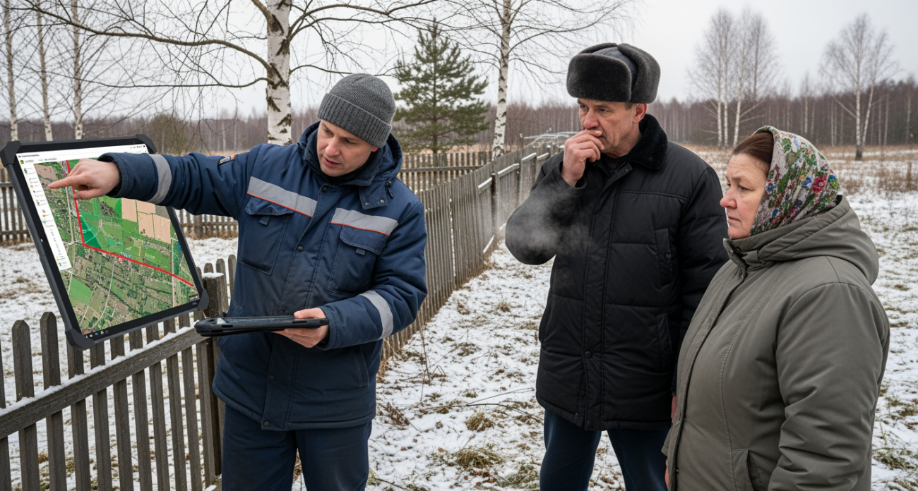 Сосед годами смеялся над моим старым забором, пока не узнал что его дом стоит на моей земле