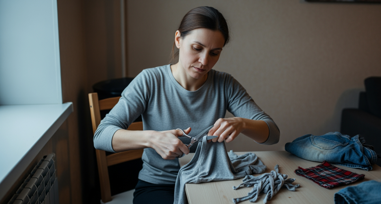 Старые лоскуты превращаются в полезные вещи: простые идеи для дома без лишних трат