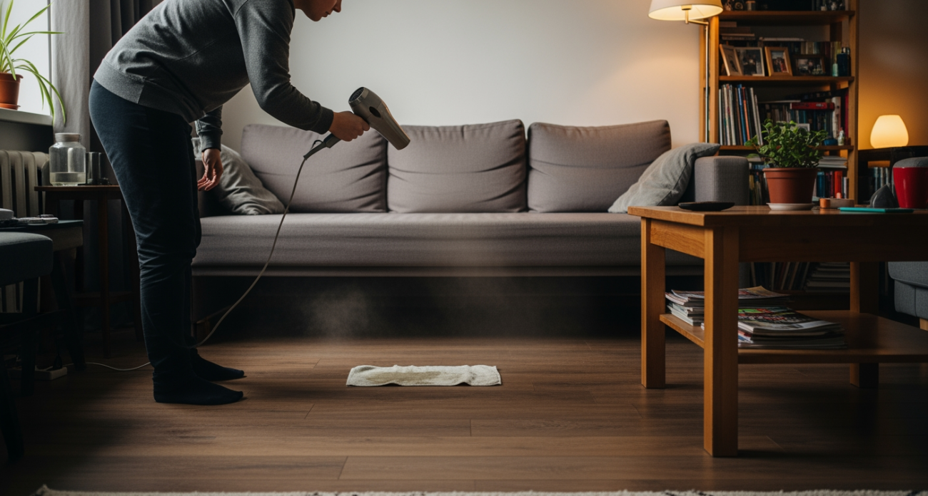 Профессиональные уборщики раскрыли секрет как добраться до пыли под диваном за 30 секунд