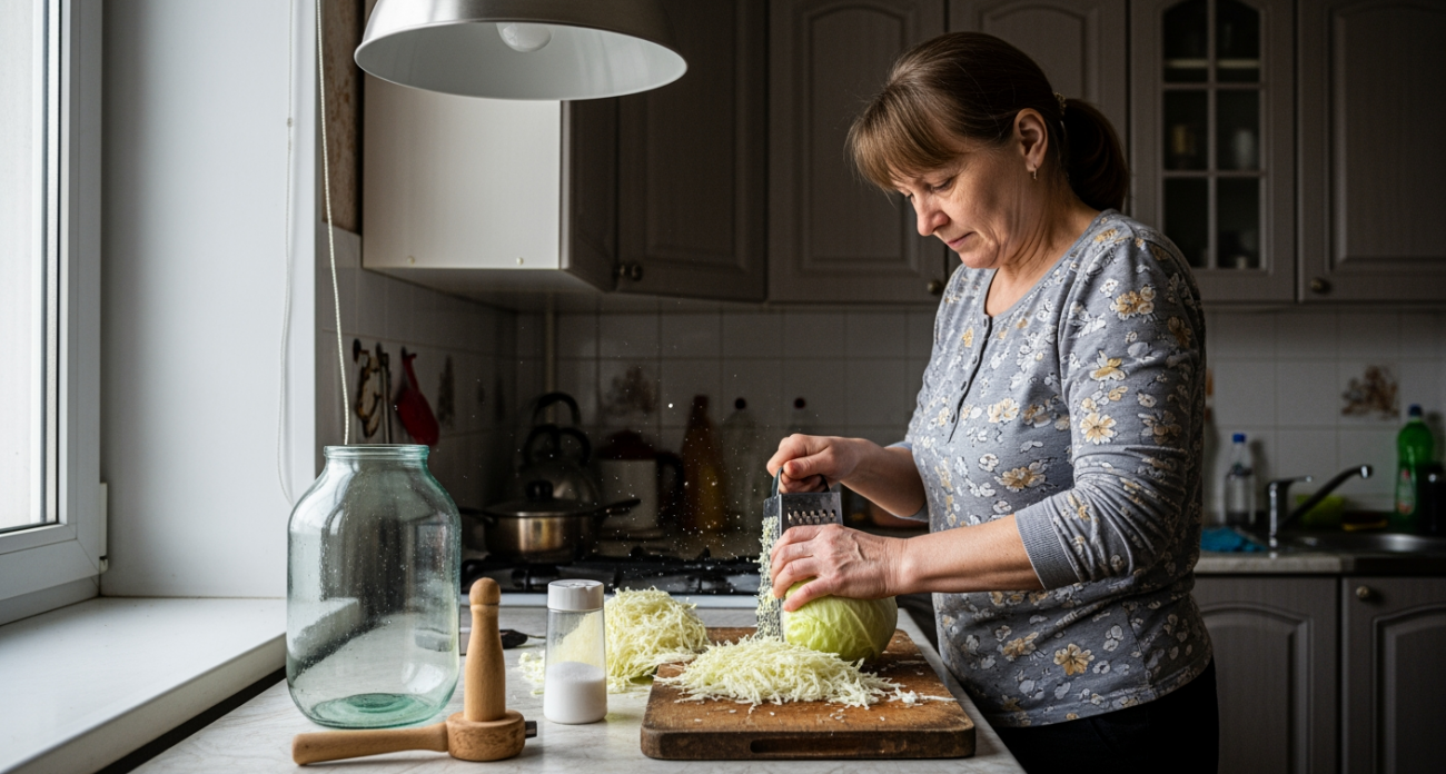 Секрет хрустящей квашеной капусты от бабушки — забудьте про магазинную после этого рецепта