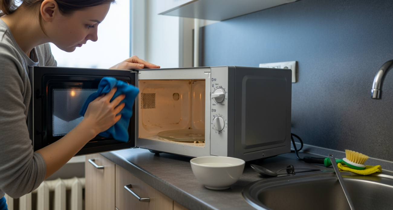 Копеечное средство из аптеки превратило грязную микроволновку в идеально чистую за несколько минут