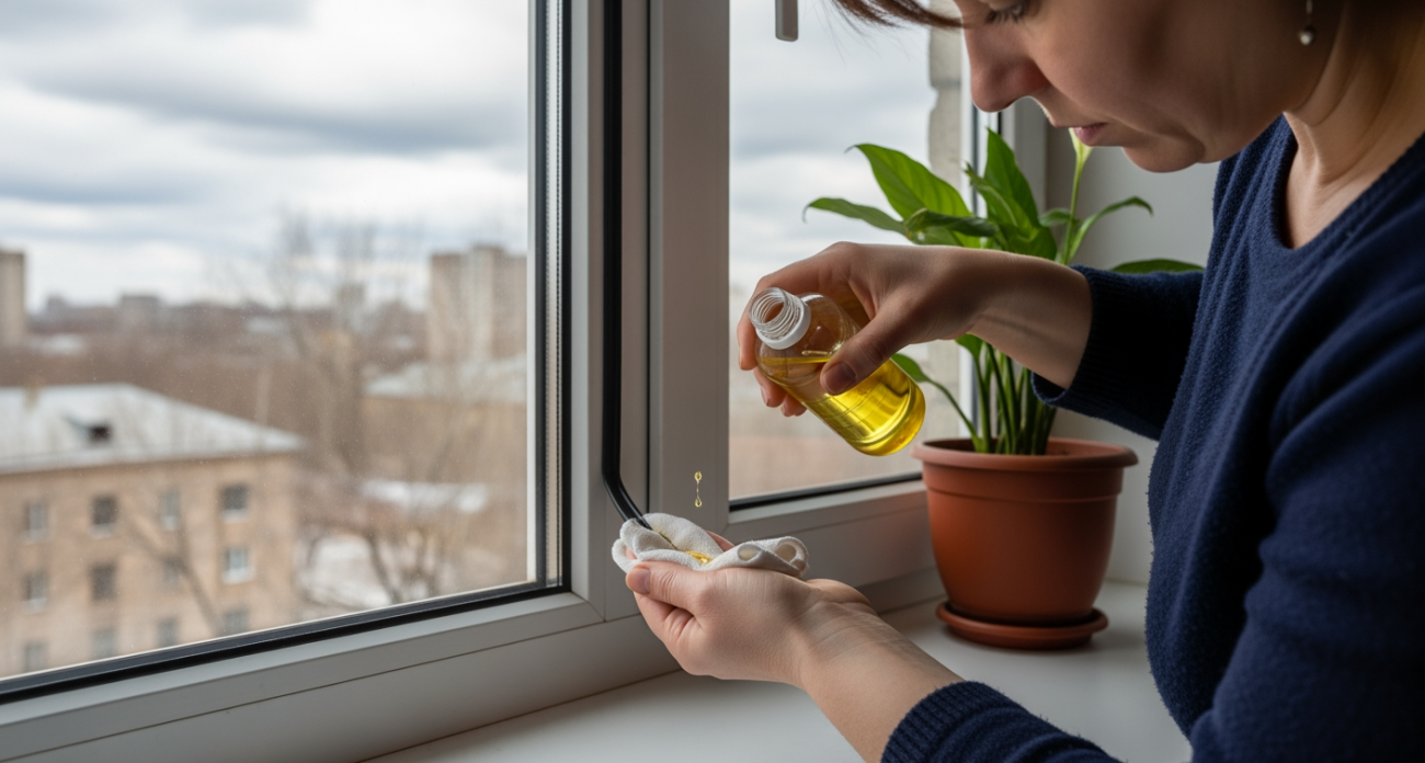 Рабочие научили соседку чистить окна подсолнечным маслом — попробовала и теперь мою только так