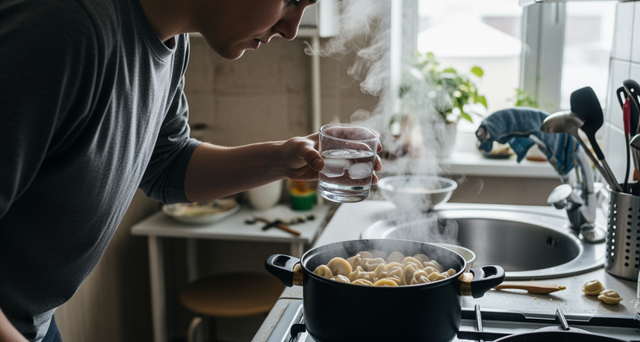 Простой трюк с ледяной водой делает из дешевых пельменей деликатес как в элитном ресторане
