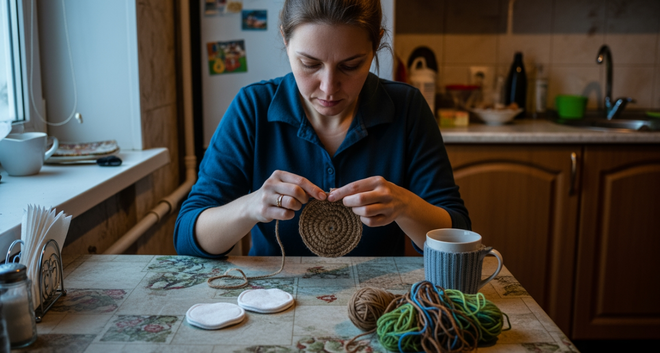 Женщина из соседнего подъезда показала мне 7 способов превратить обрезки пряжи в нужные вещи для дома