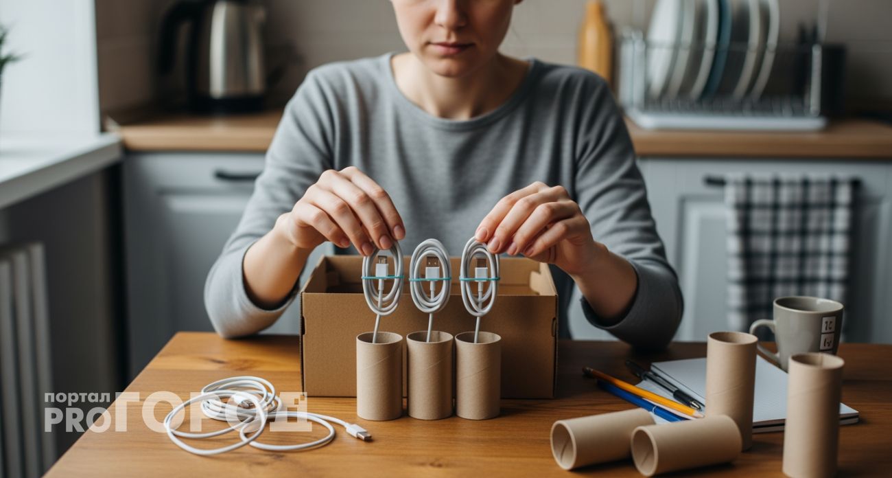 Втулки от туалетной бумаги организуют ящики лучше чем системы хранения за тысячи рублей