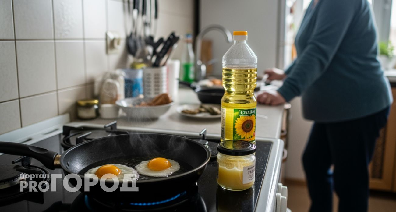 Вот что происходит с вашим организмом каждый раз когда вы жарите яйца на подсолнечном масле