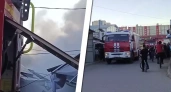В Стерлитамаке загорелся крупный склад на улице Мира