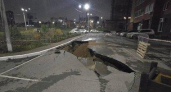 Двор дома на Гаскарова провалился из-за аварии «Уфаводоканала»