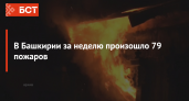 79 пожаров за неделю в Башкирии: курение в постели и перегруженные розетки губят людей