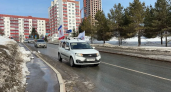 Более 50 автомобилей проехали по Уфе в честь 12-й годовщины воссоединения Крыма