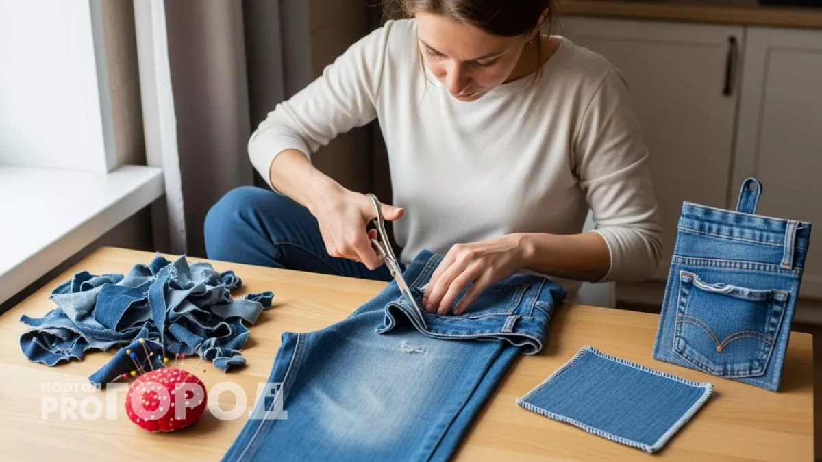 Выбросить джинсы или сделать из них 10 крутых вещей которые заменят походы в магазин