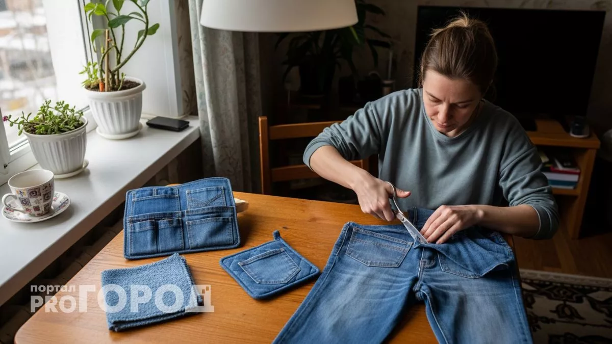 Не выбрасывайте старые джинсы: 7 хитростей превратить их в нужные домашние помпомощники