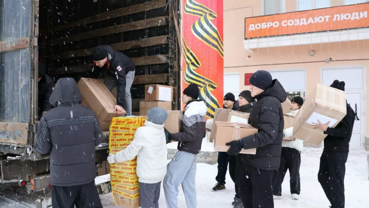 Октябрьский отправил бойцам СВО уже 25-й гуманитарный груз