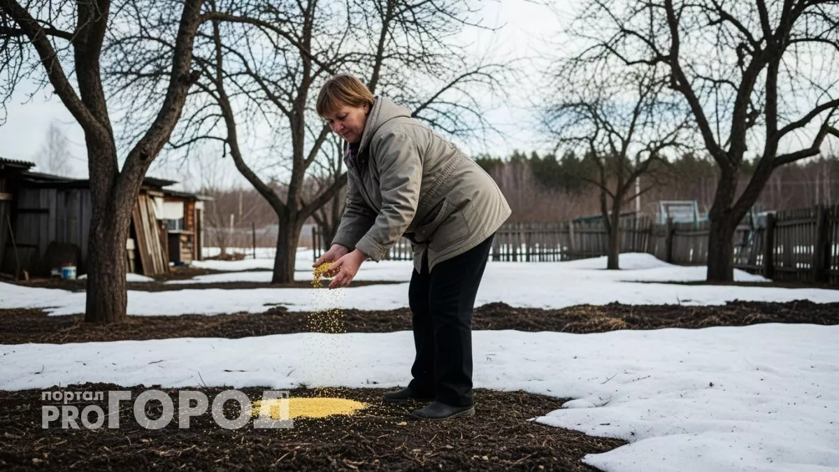 Беру дешевую крупу из магазина и разбрасываю по огороду зимой — весной земля как после навоза
