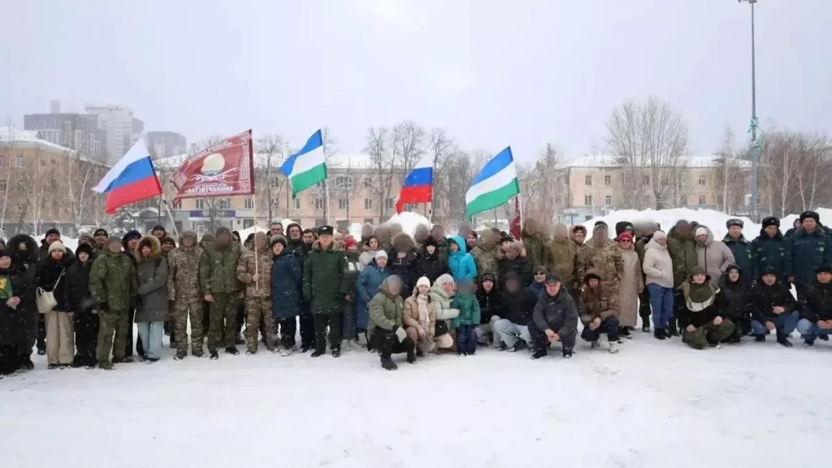 Башкирские бойцы вернулись в зону СВО после торжественных проводов в Уфе