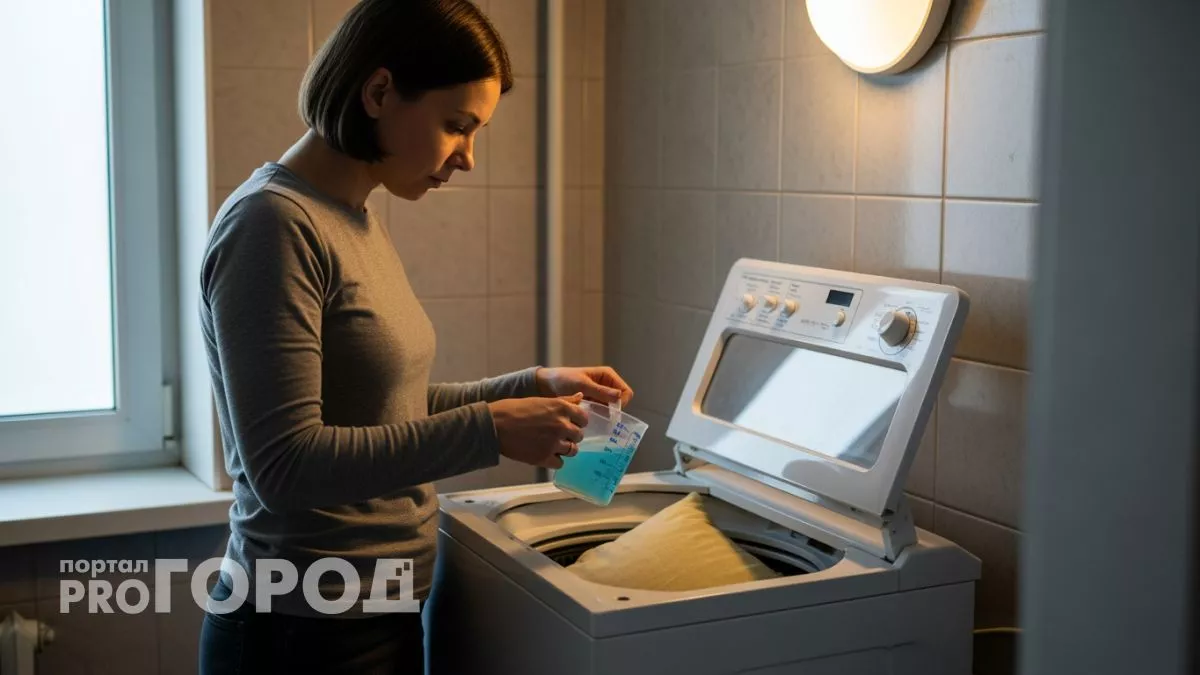 Потемневшие подушки становятся белоснежными за одну ночь с помощью средства за 50 рублей