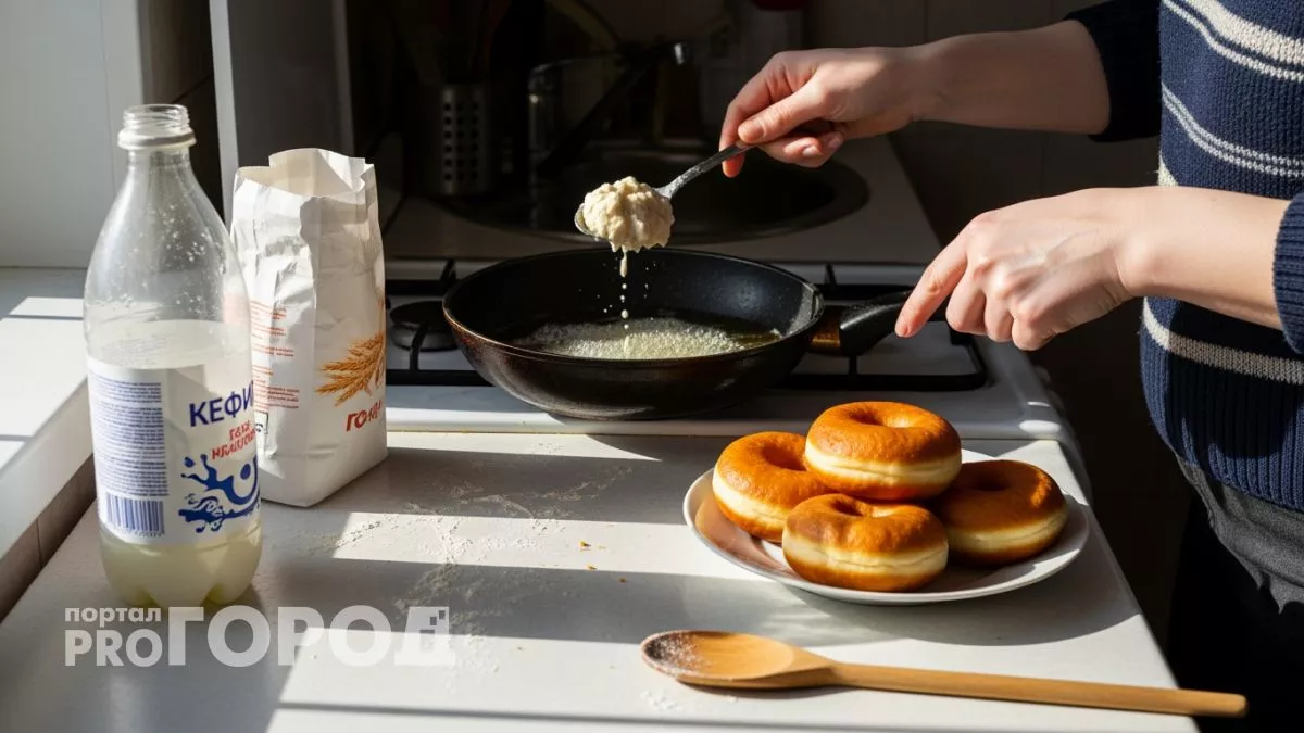 Минимум продуктов, максимум результата: пончики получаются такие пышные, что остывшие как свежие