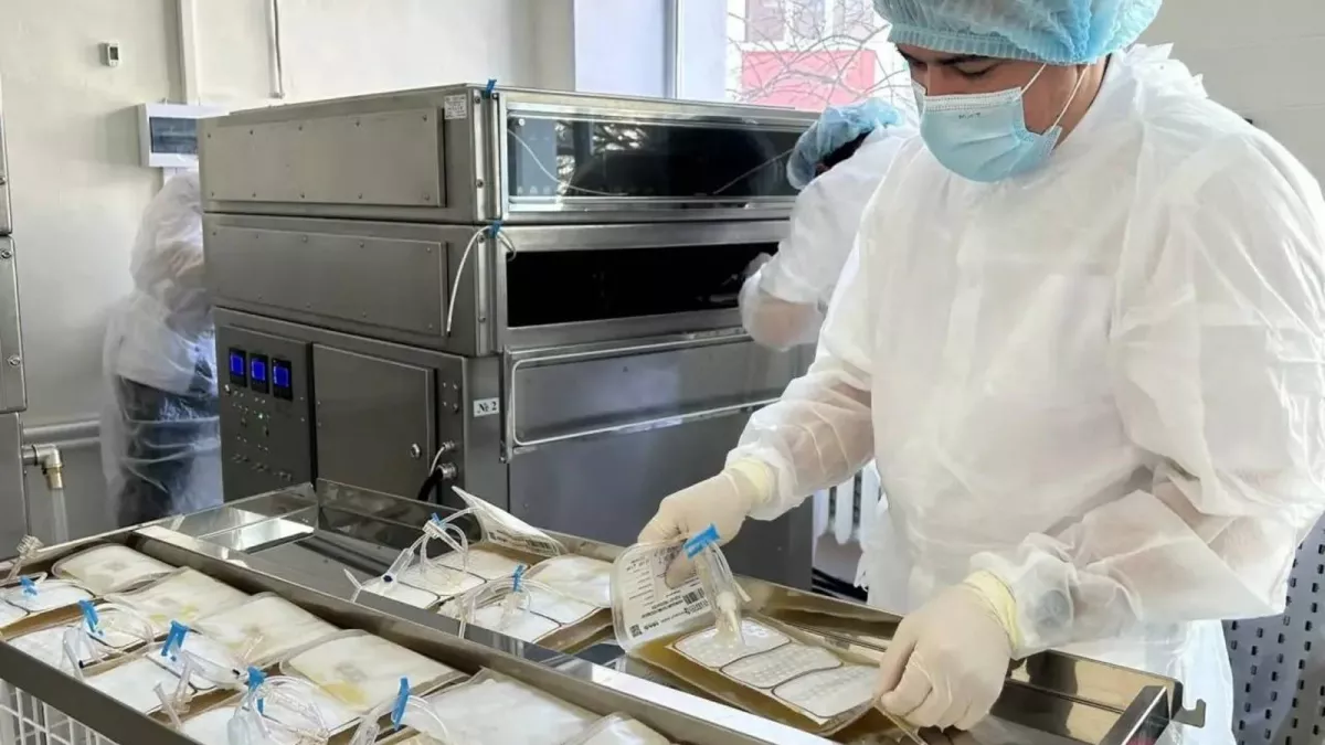 Уфа первой в России запустила производство плазмы для катастроф