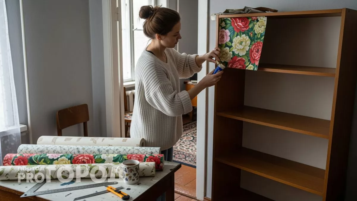 Из обрезков обоев мастерю такие стильные штуки, что друзья думают будто я разорилась на дизайнера