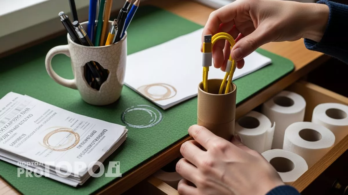 Собираю картонные втулки месяцами и превращаю их в идеальные органайзеры вместо покупки дорогих систем