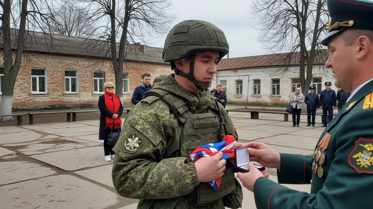 Боец с позывным «Овен» получил орден Мужества за подвиг на передовой