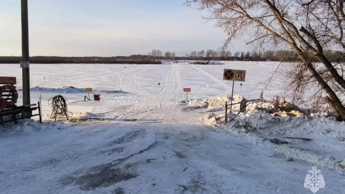В Башкирии закрывают вторую ледовую переправу из-за неустойчивой погоды