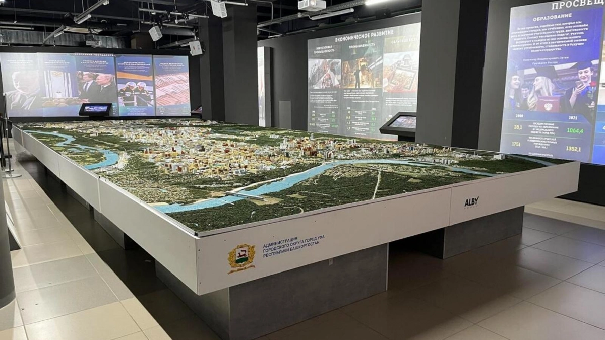 Макет Уфы с 10 тысячами зданий открылся в историческом парке