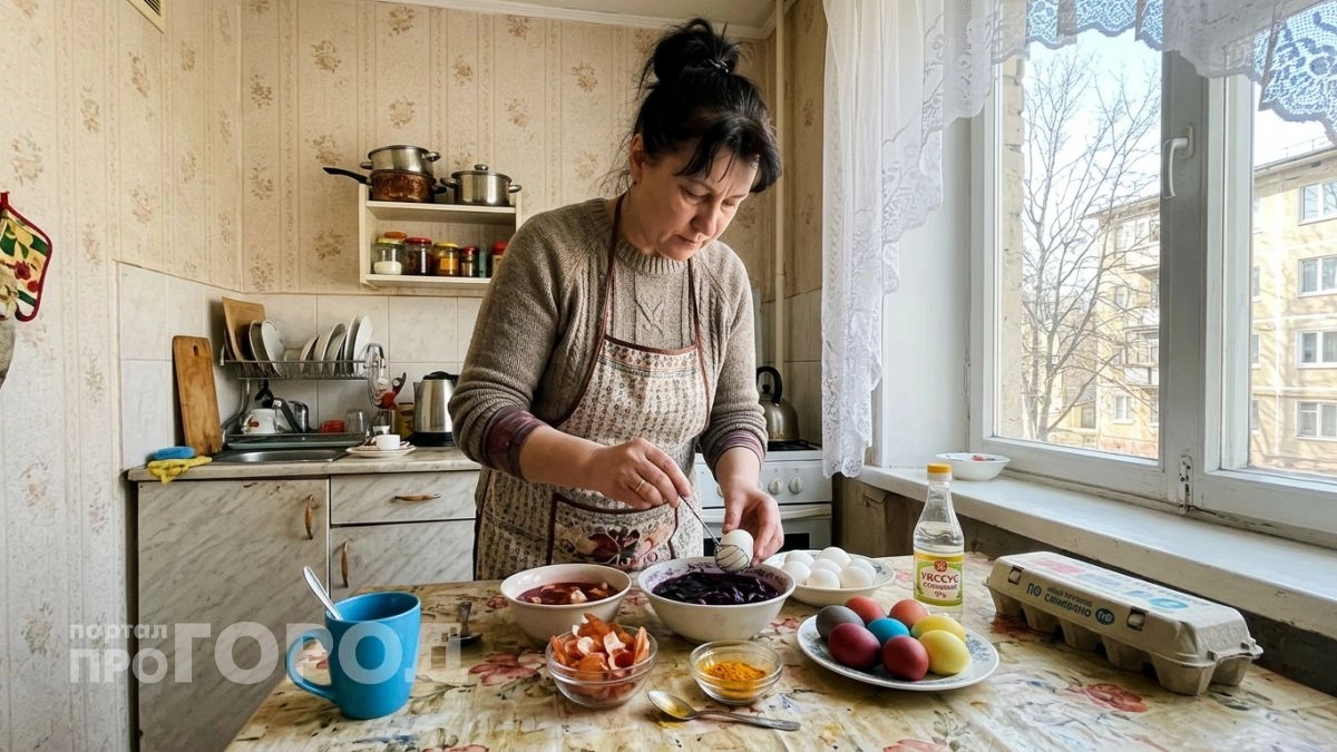 Один овощ из холодильника — и яйца на Пасху выглядят как галактика без химии