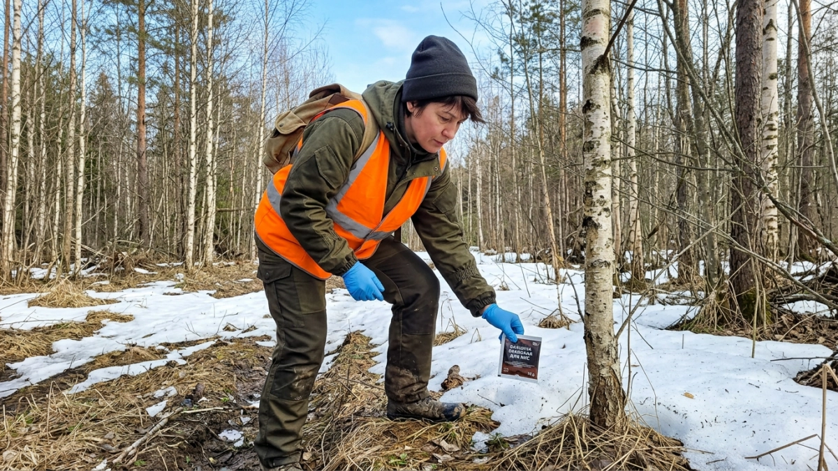 В Башкирии вакцинируют диких животных от бешенства через приманки у лесов